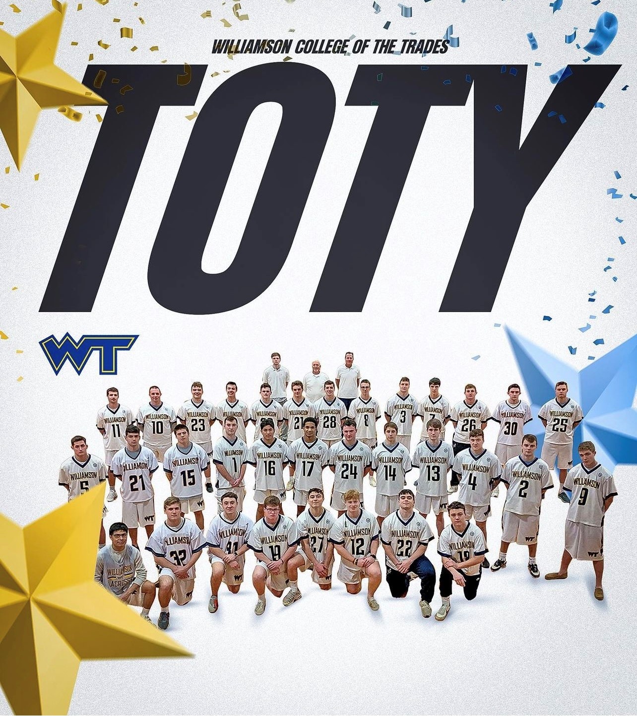 Another Superlative Added-Williamson Lacrosse Named NCLL 2023 Division II Team of the Year