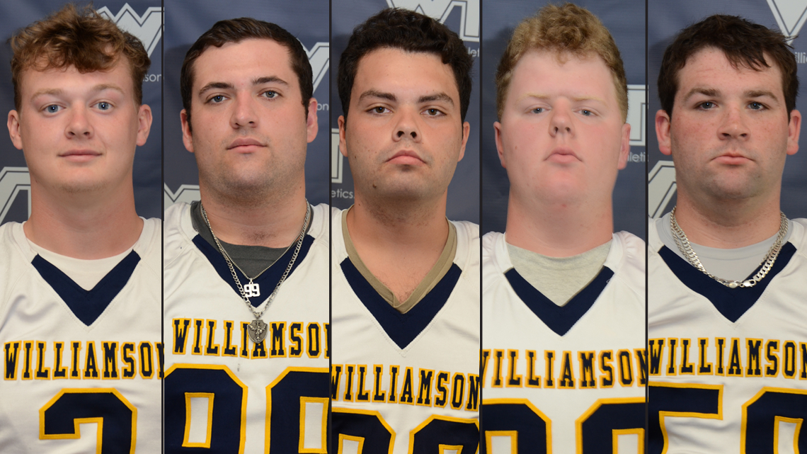 Football players Kevin Mayoros, Gabe Walsh, Tyler Brauer, Dylan Brophy and Adam Simmins were named to the 2024 USCAA national All-Academic team