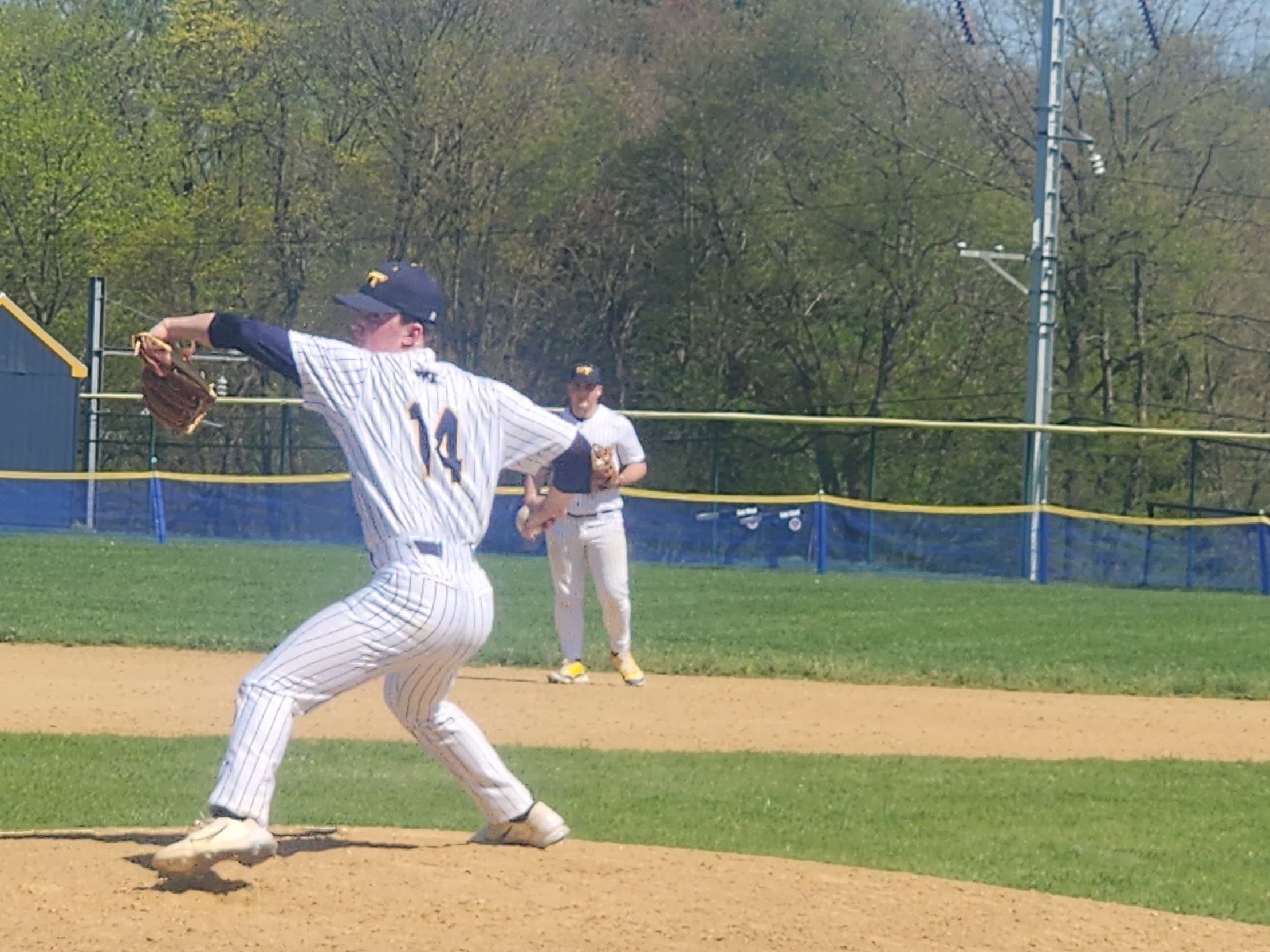 Shane McLaughlin gave Williamson a boost on the mound to keep things close in their 7-5 loss to PSU Hazelton.