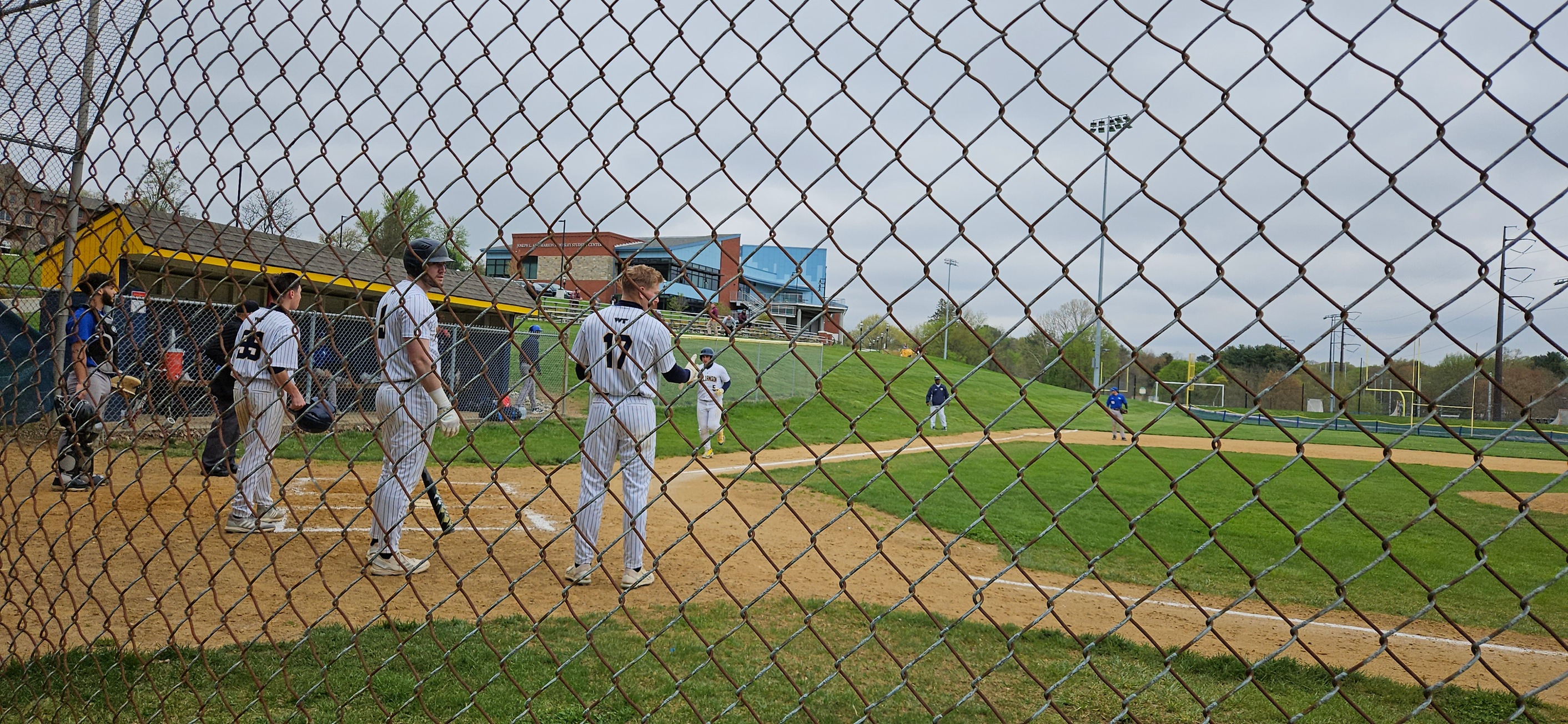 Cody Grande rounds the bases after his game tying 3-run home run in Williamson's win over Manor College.