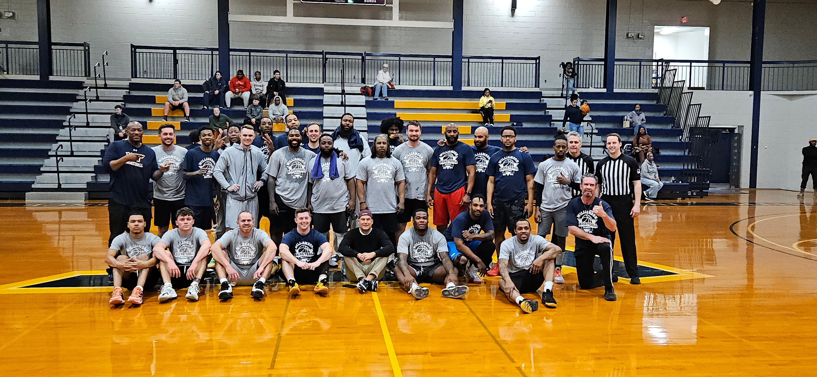 A great time was had by all at the annual Alumni basketball game