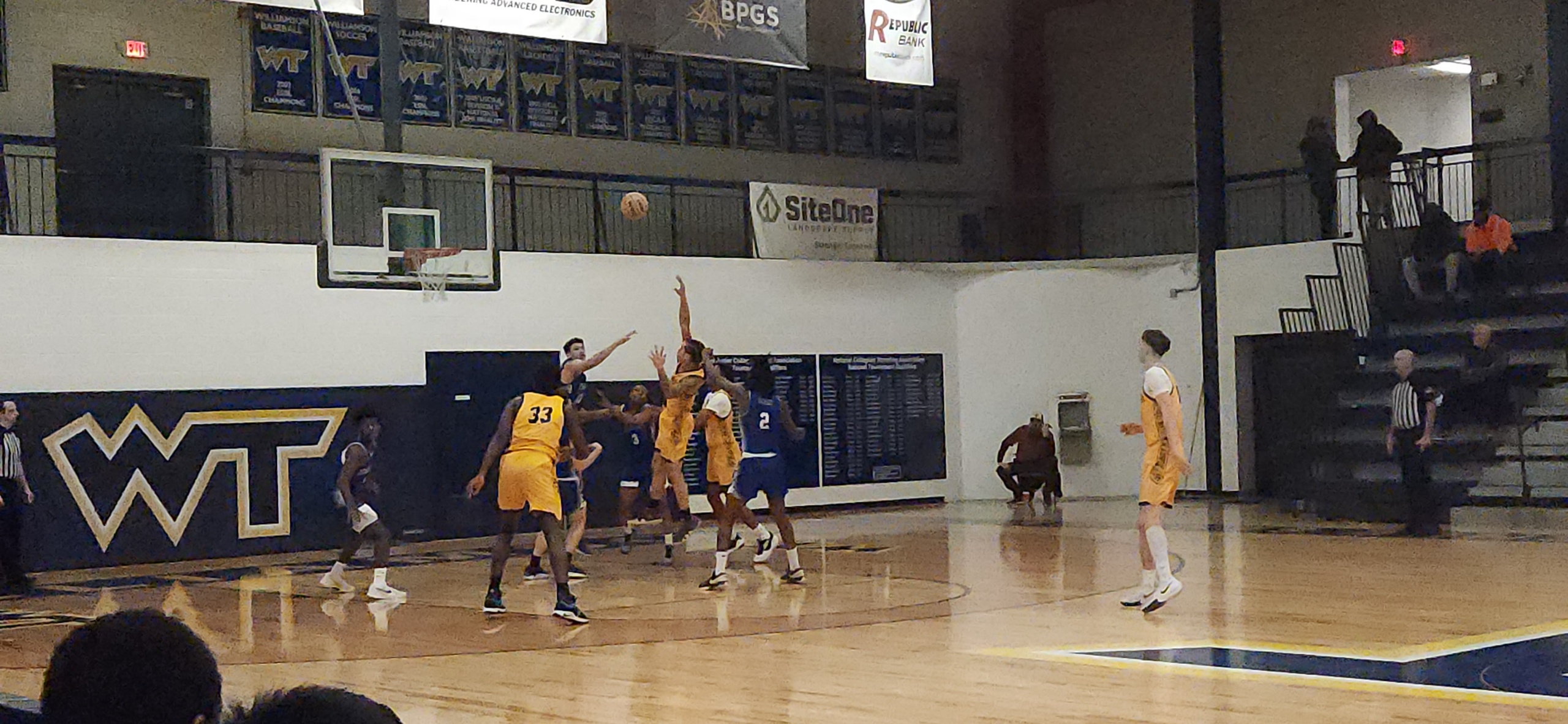 Ronald Johnson hits for two of his team high 16 in Williamson's battle against DCCC.